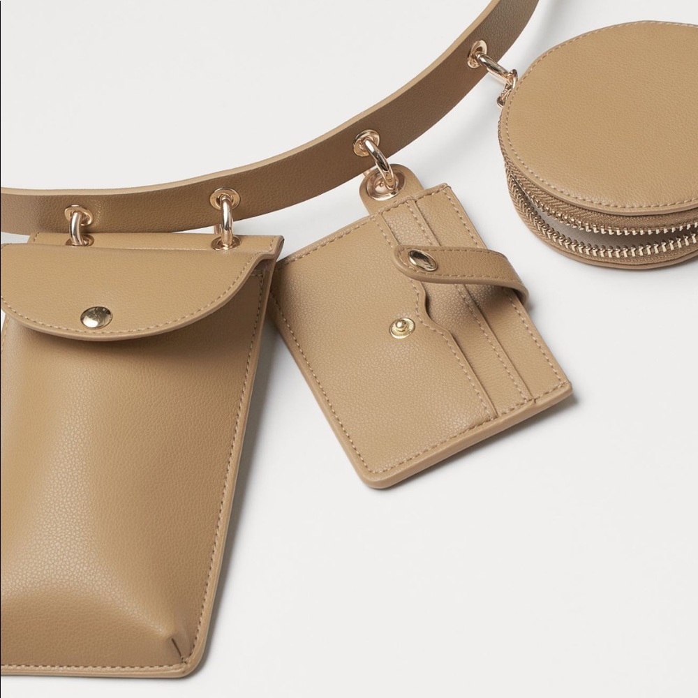 H&M Faux Leather Belt Bag with Phone Case - Picture 6 of 13
